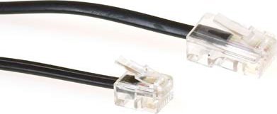 MicroConnect Modular RJ11-RJ45 2M M/M Black
