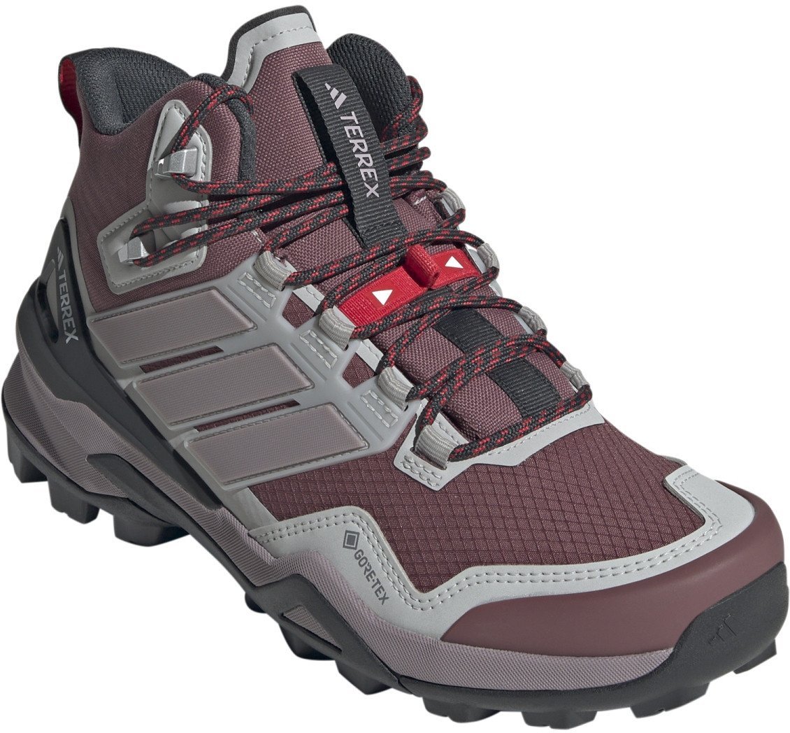 Buty trekkingowe damskie wysokie adidas TERREX Skychaser Mid GTX - quicri/prlofi/gretwo