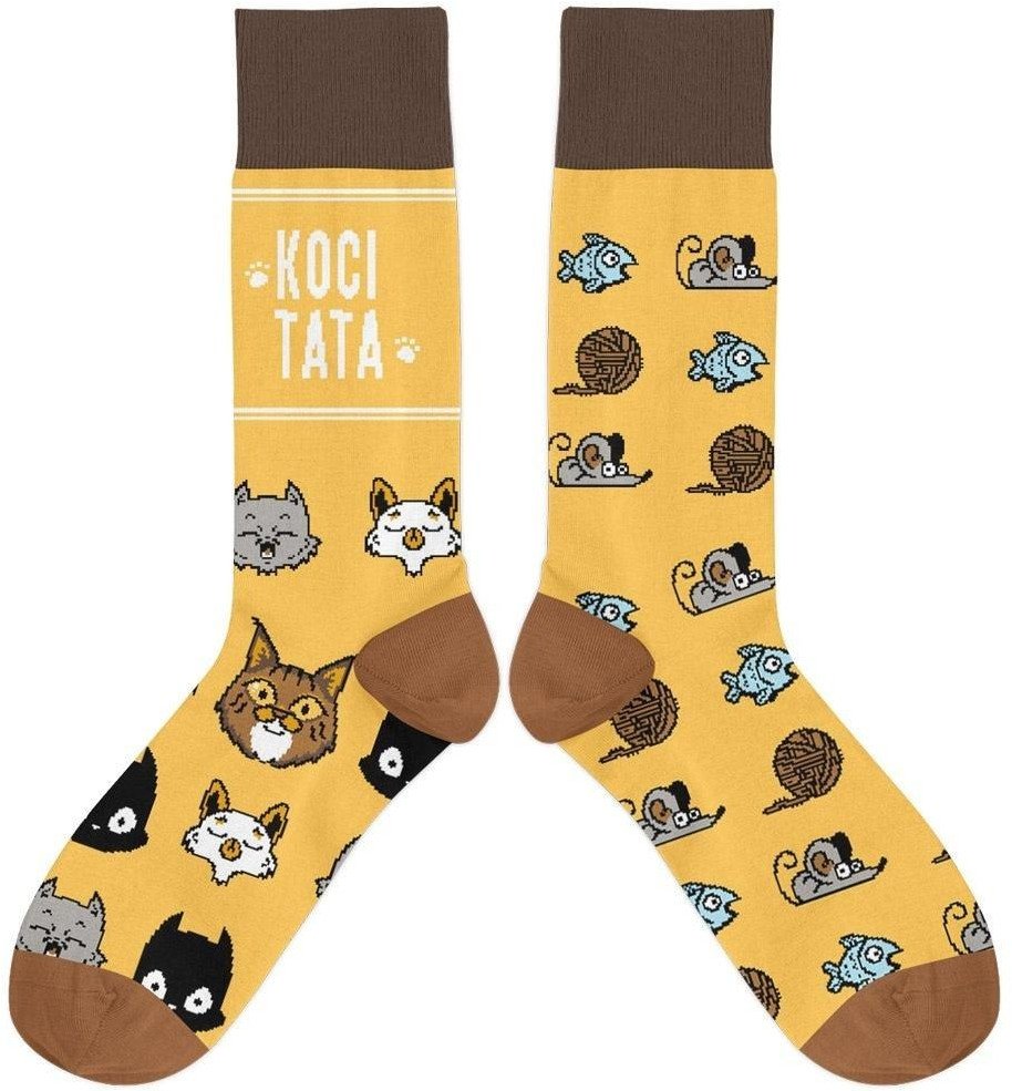 Skarpetki - Koci tata rozm. 42/46