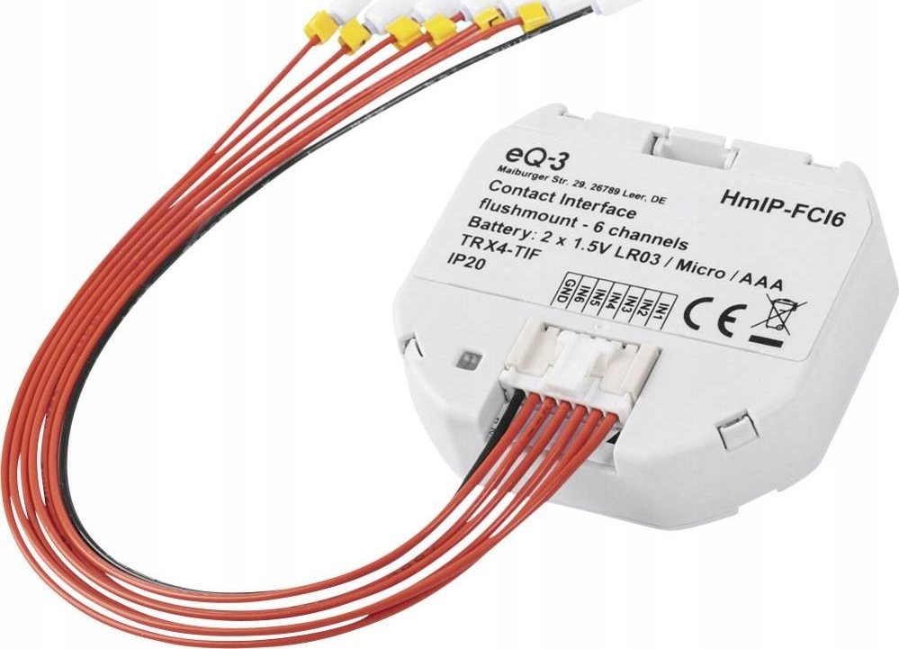 HomeMatic IP Homematic IP Kontakt-Schnittstelle Unterputz – 6-fach