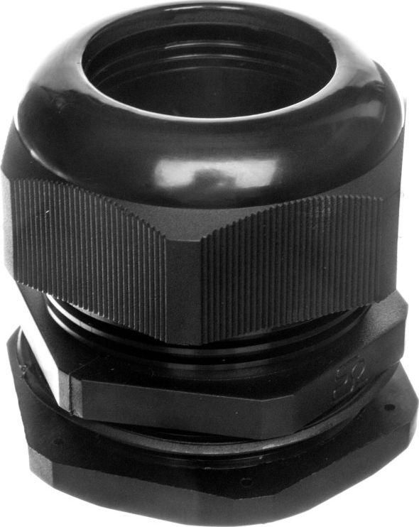 Ergom Dławnica kablowa poliamidowa PG42 IP68 DP 42/H BK czarna E03DK-01030300801