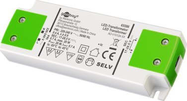 Goobay Transformator prądu stałego do LED 28,5 V (DC)/20 W