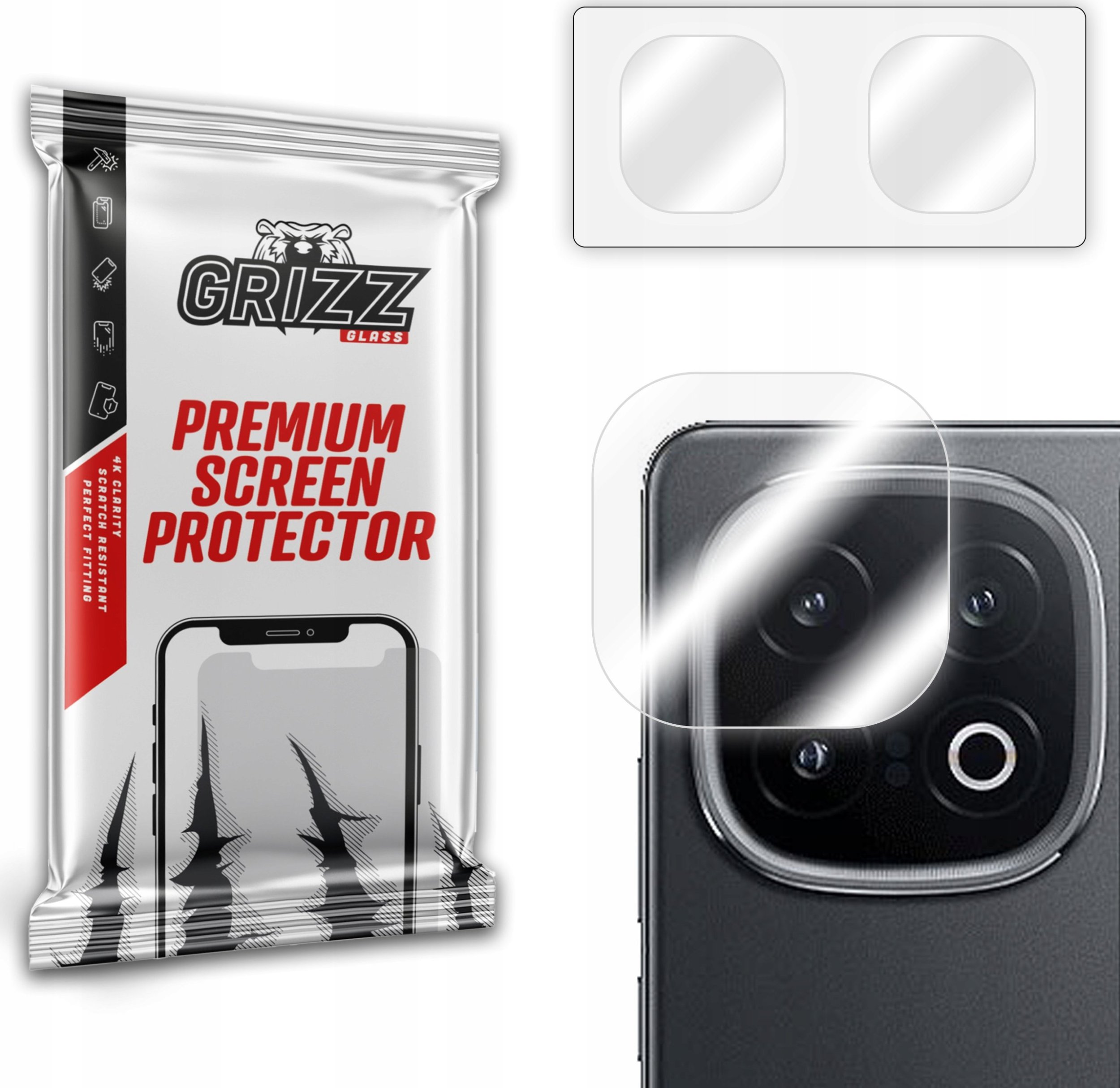 Szkło na aparat GrizzGlass HybridGlass Camera do Vivo iQOO 13