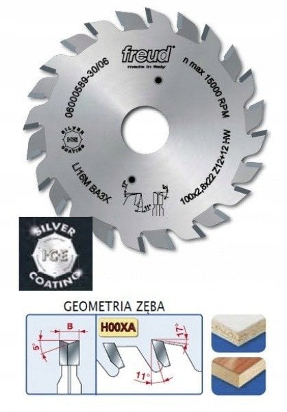 Podcinak LI16M FA3 125X20-12+12