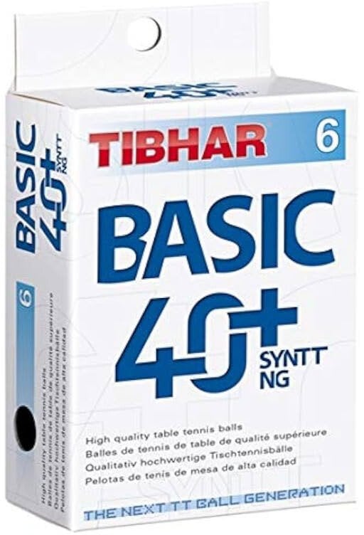 Beta Tools Piłeczki do tenisa stołowego TIBHAR Basic 40+ SUNTT NG 6-p ORA