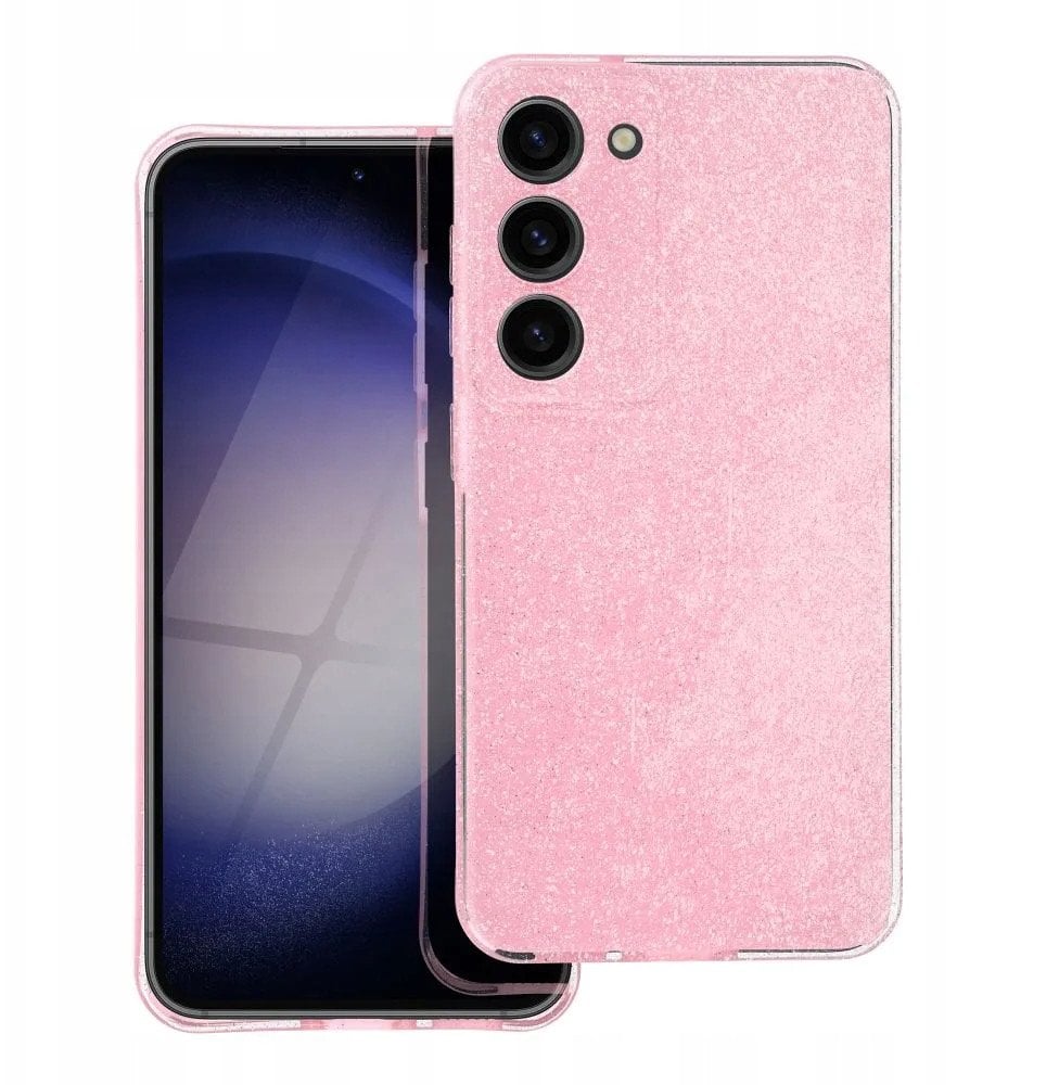 Futerał CLEAR CASE 2 mm BLINK do SAMSUNG S25 FE różowy