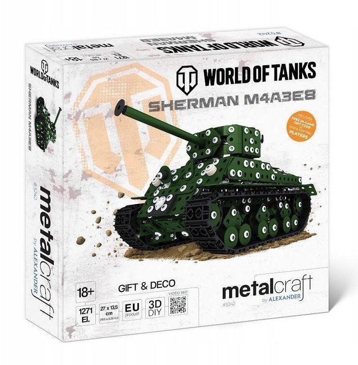 Metalcraft wot czołg sherman M4A3E8