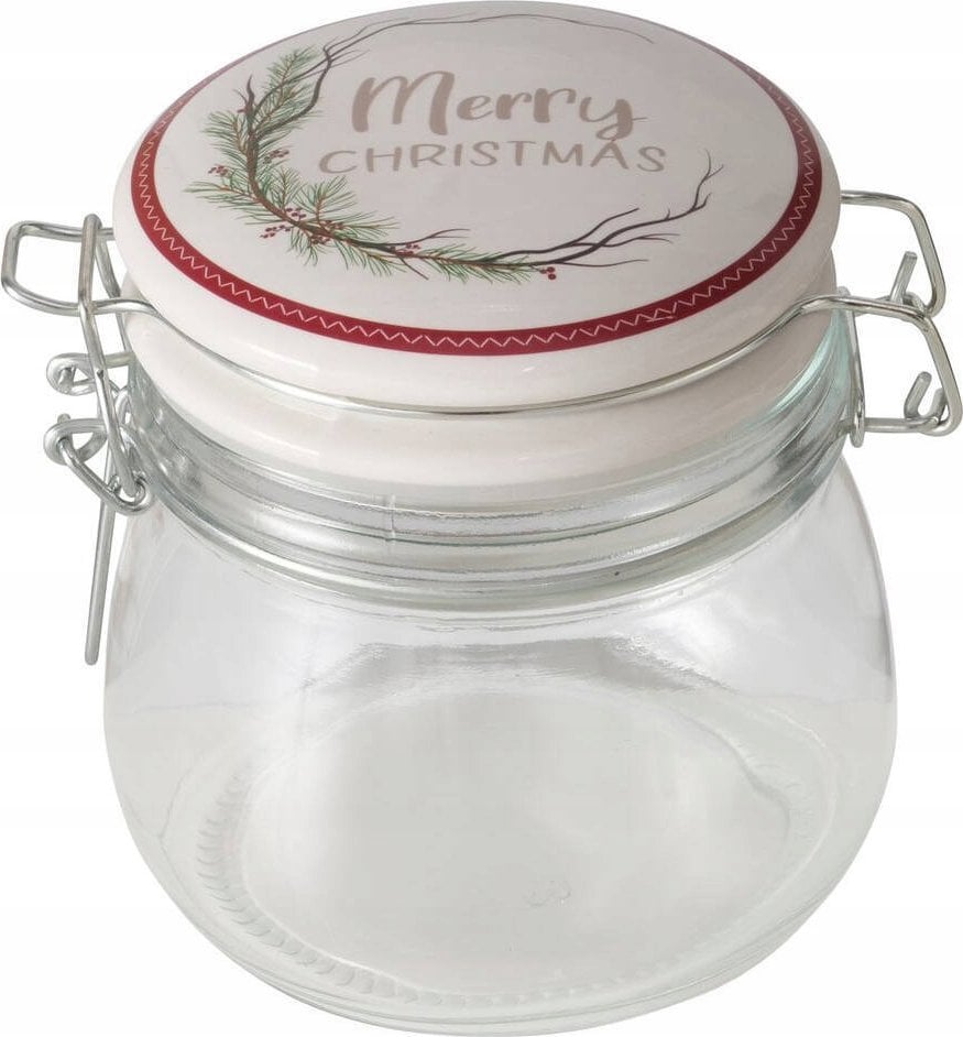 Boltze Słoik z porcelanową pokrywką CHARLENE, 450 ml