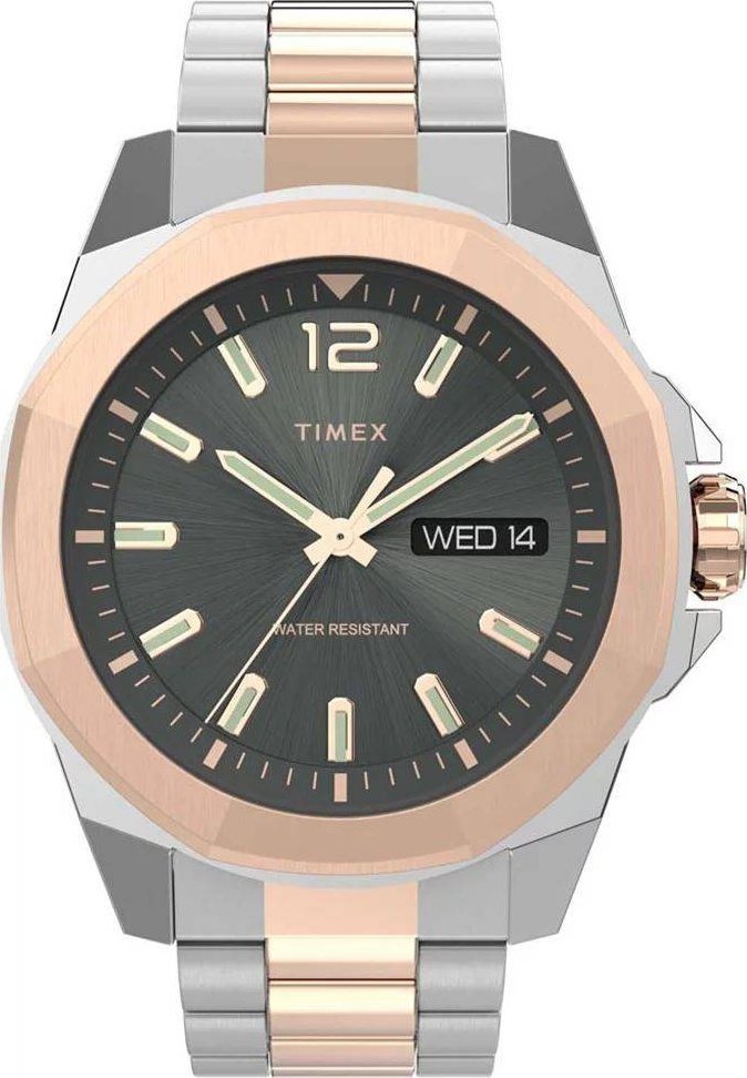 Zegarek Timex Zegarek Timex Essex TW2V43100 męski srebrny