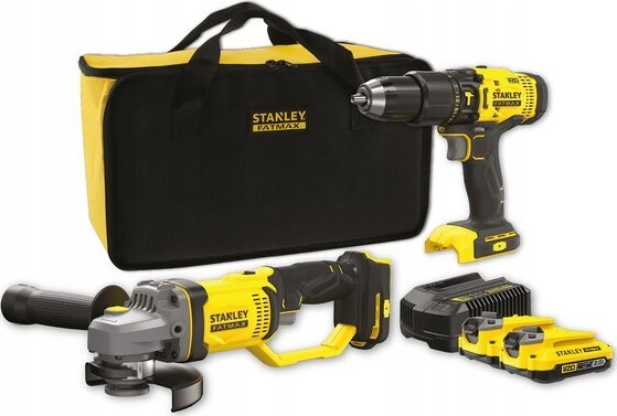 Zestaw elektronarzędzi Stanley 6-elementowy (SFMCK471D2S-QW)