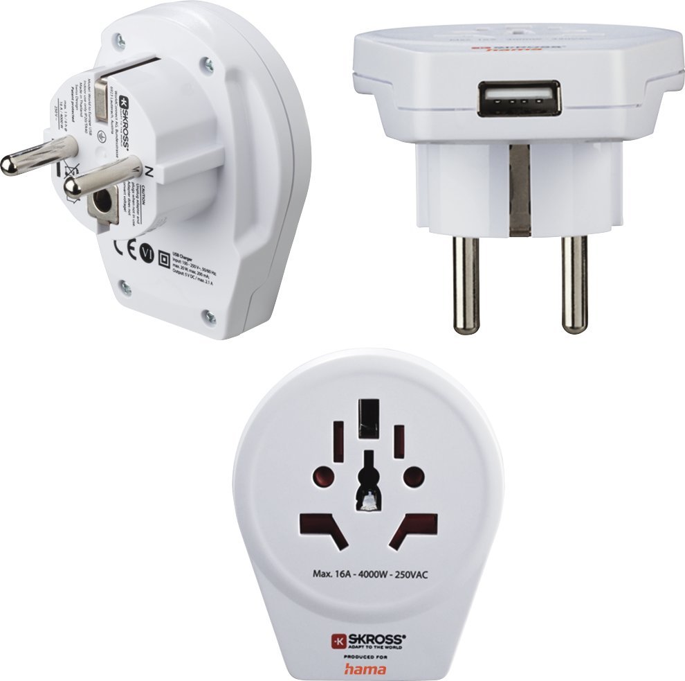 Hama ADAPTER PODRÓŻNY "WORLD TRAVEL USB"