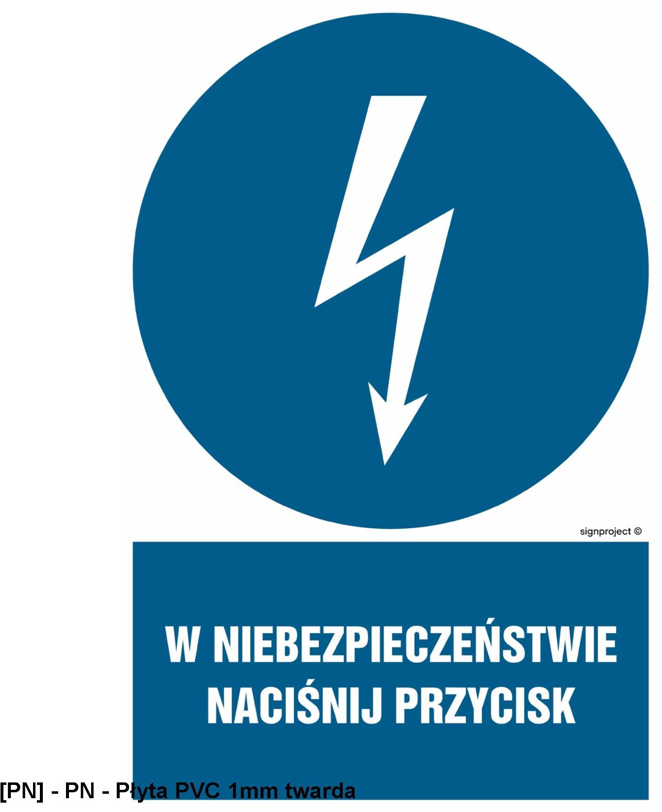 HE011 - W niebezpieczeństwie naciśnij przycisk 500x750