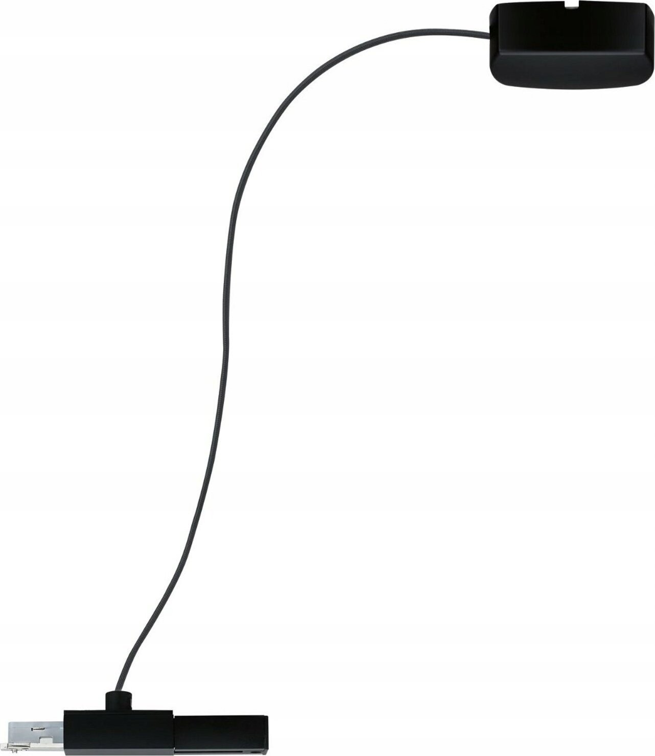 Paulmann URail Zasilanie Czarny mat max. 1000W 2000mm 230V Metal/Tworzywo