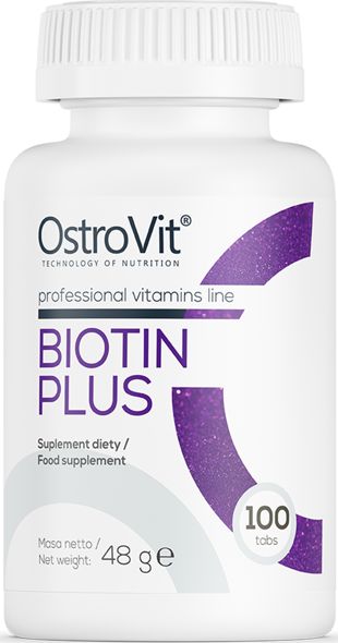 OstroVit OstroVit Biotin Plus - 100 tabletek