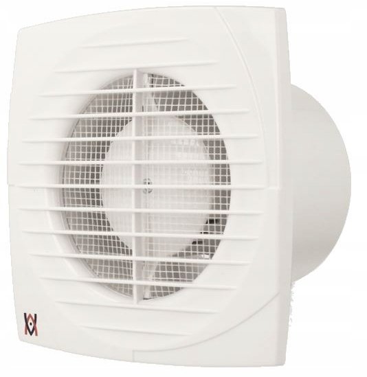 Wentylator osiowy fi125 230V 16W 180m3/h 35dB wyłącznikiem sznurkowy SIMPLE D125DWS