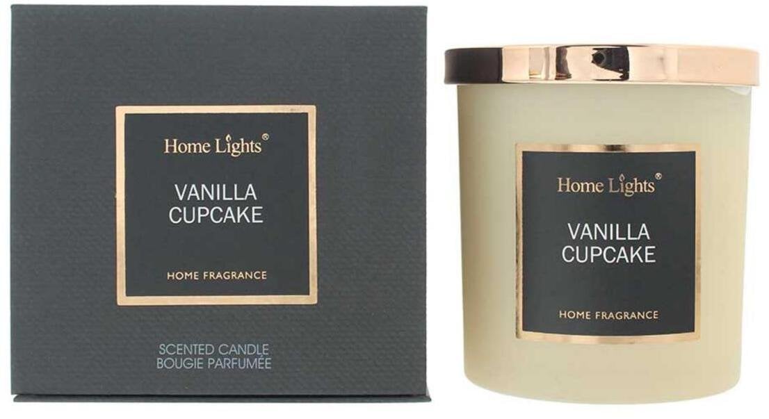 Home Lights, Vanilla Cupcake, Scented Candle, 215 g Unisex