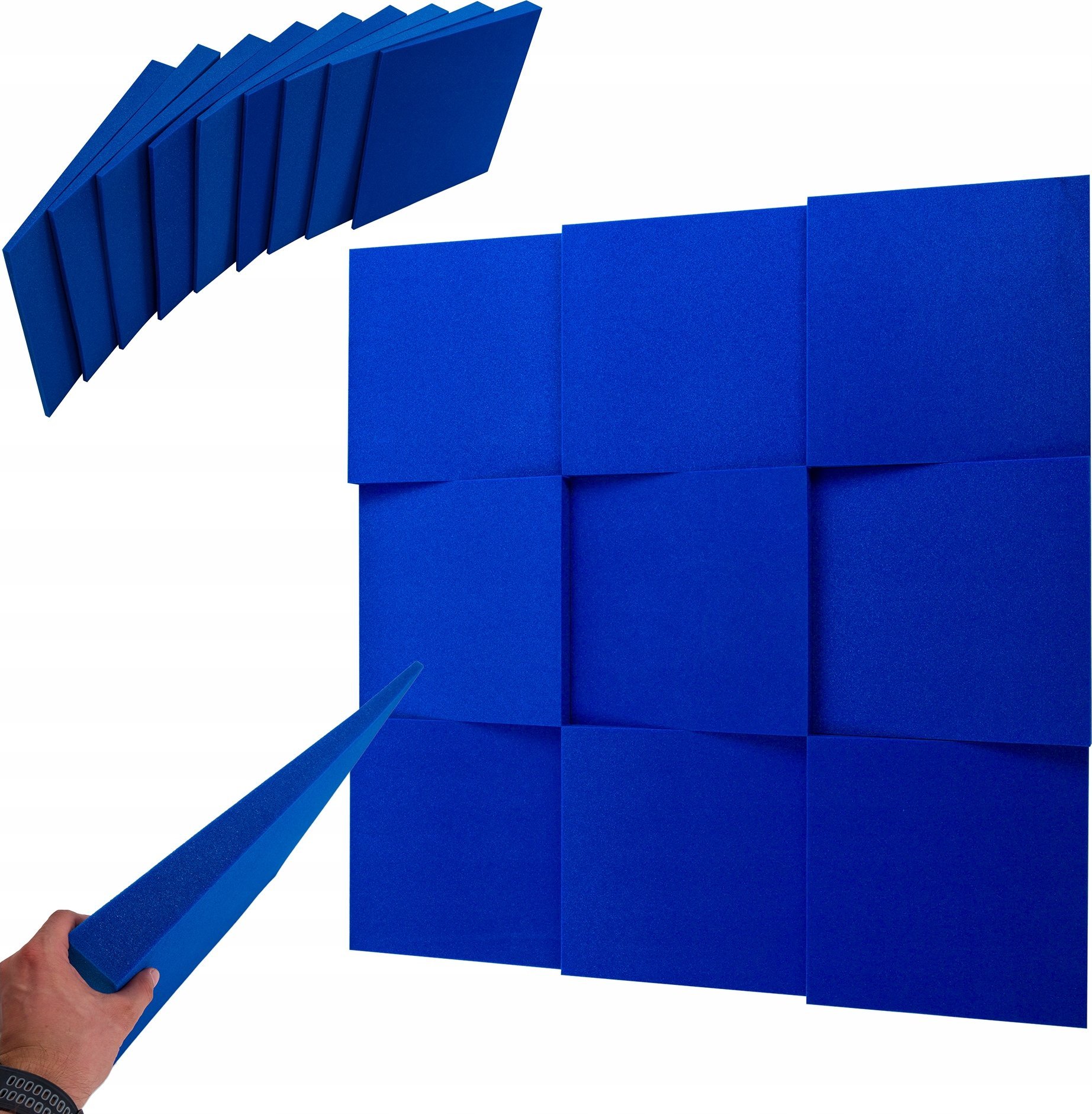 Bitmat akustyczny panel z pianki otwartokomórkowej skuteczne pochłanianie pogłosu