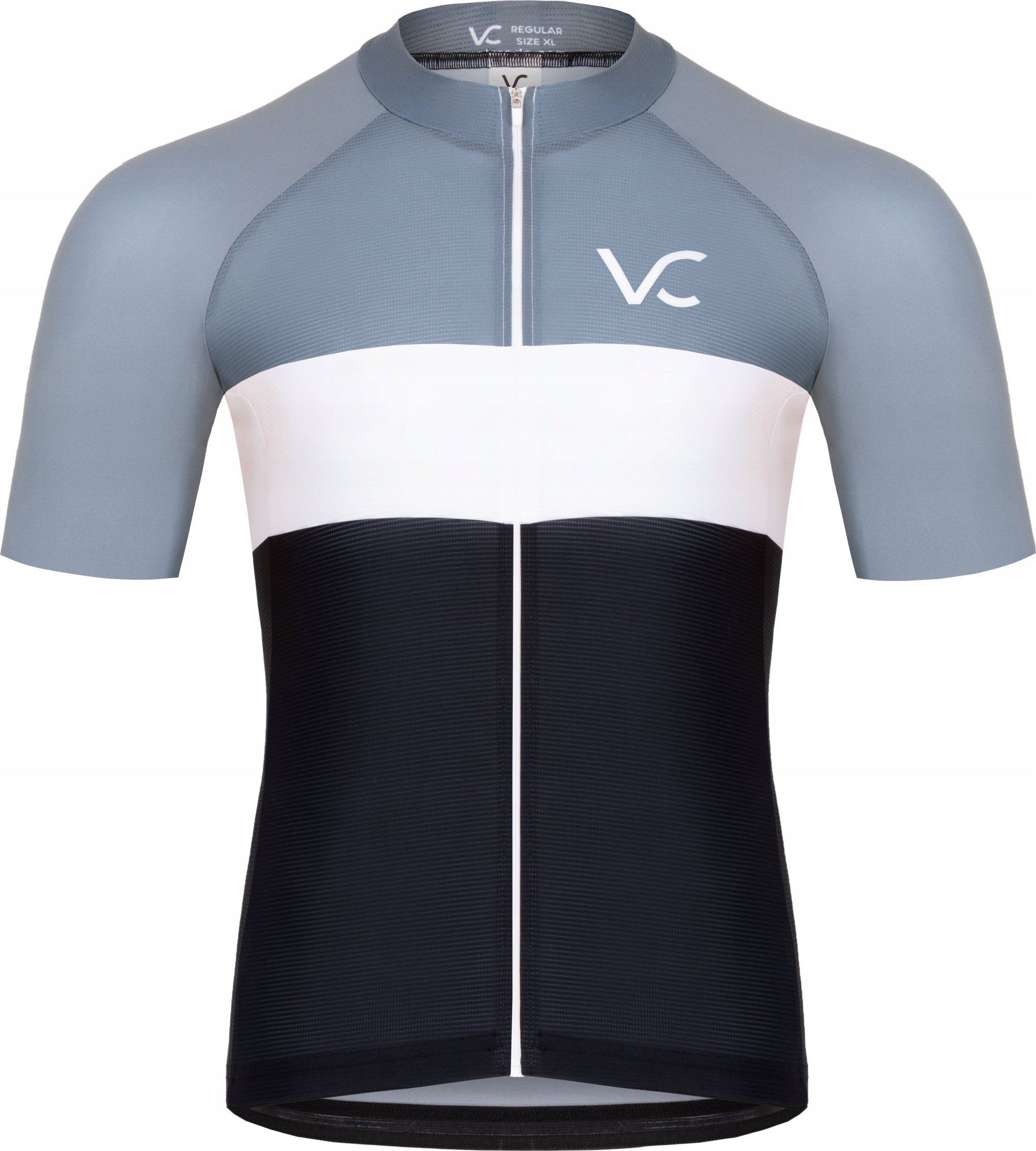 Velcredo Koszulka kolarska męska szara rowerowa