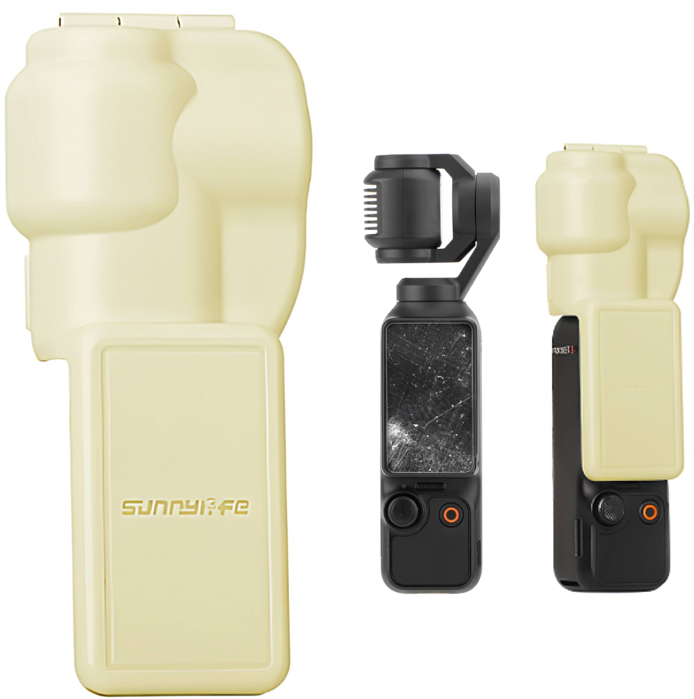 POKROWIEC ETUI OCHRONNE OSŁONA CHRONIĄCA GIMBALA I EKRAN DO DJI OSMO POCKET 3 (ŻÓŁTA)