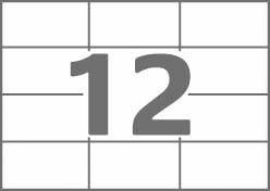 Avery Zweckform ETYK.ZF 6131 A5 70X36MM ETYKIETA - 6131