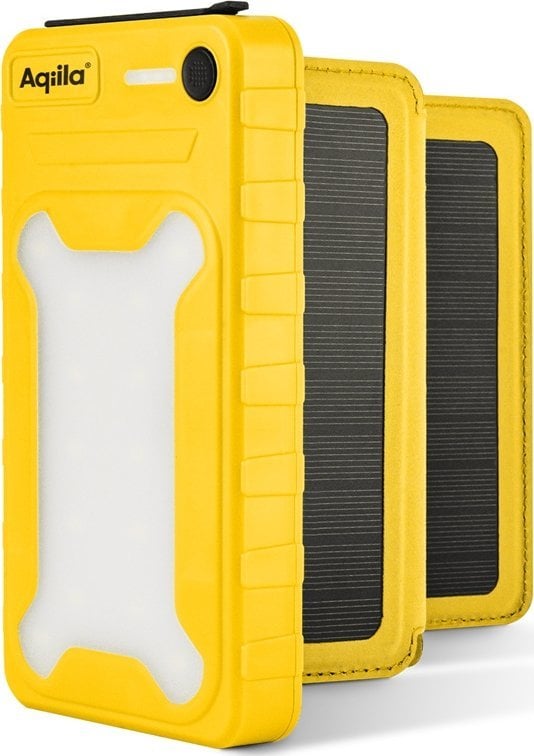Aqiila Powerbird BS10 Solar Powerbank 20W yellow 10.000 mAh
