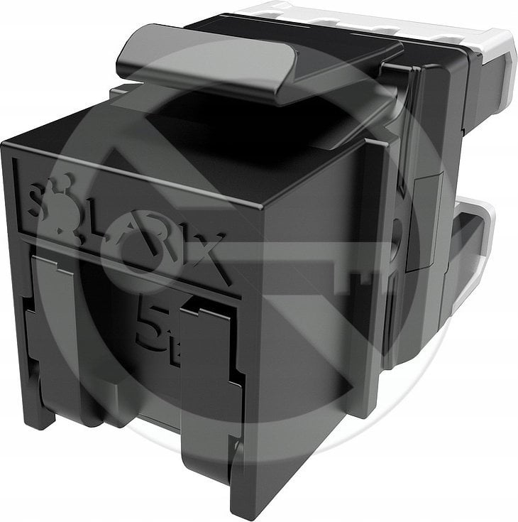 Solarix Szybko-zaciskowy keystone Solarix CAT5E UTP RJ45 czarny