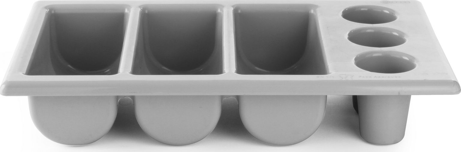 Hendi Pojemnik na sztućce GN 1/1 6-częściowy szary - Hendi 552353 Pojemnik na sztućce GN 1/1 6-częściowy szary - Hendi 552353