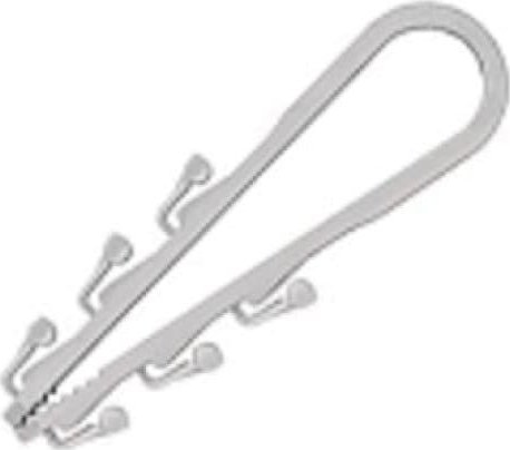 Fischer fischer cable loop Steckfix SF plus LS 3/13, clamp (light grey, 100 pieces)