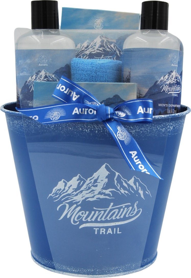 Aurora Zestaw prezentowy dla Mężczyzn Mountains Trail 100g
