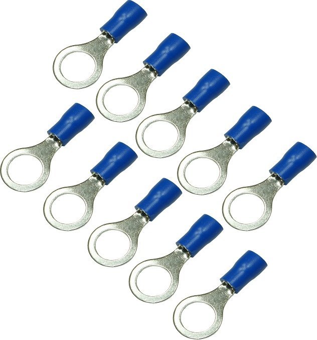 Erko Końcówka oczkowa izol KOE 2,5mm M8 10szt ERKO