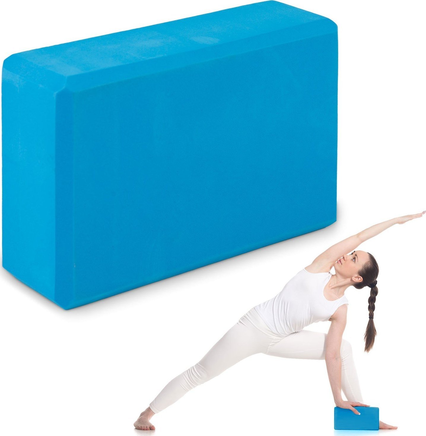 Triton Kostka piankowa do jogi NS-962 niebieska