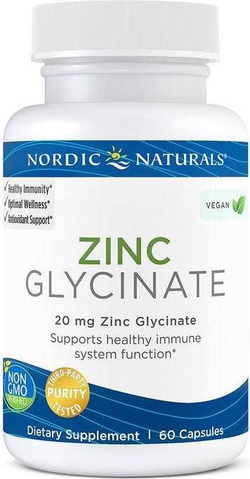 Nordic naturals Cynk Zinc Glycinate 60 kapsułek Nordic Naturals