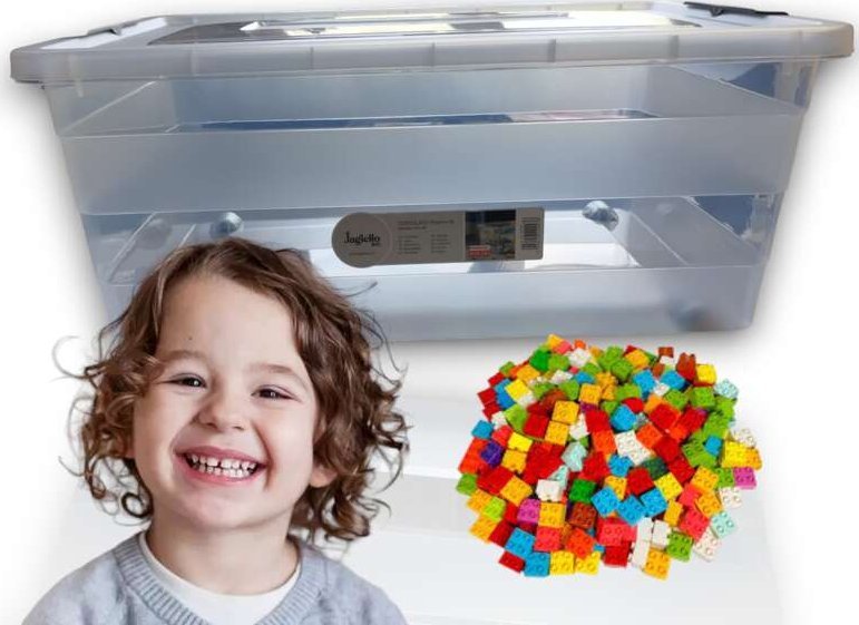 Jagiełło Pojemnik Kosz do przechowywania Skrzynia 40L Kółka