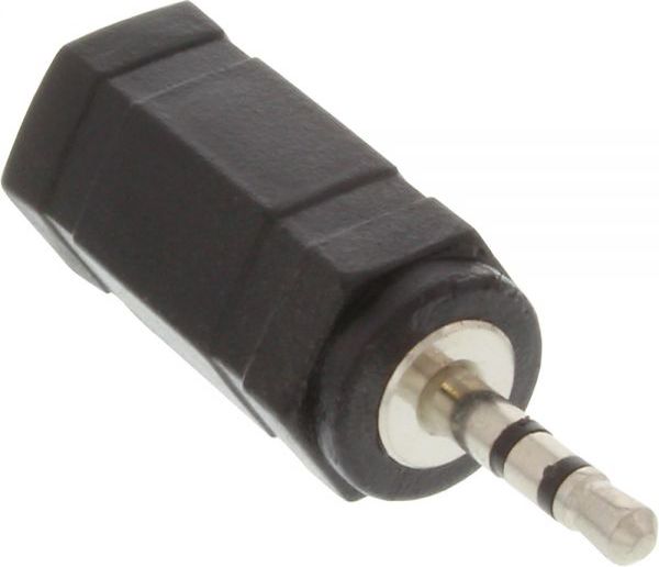 Adapter AV InLine Jack 2.5mm - Jack 3.5mm czarny (99308)