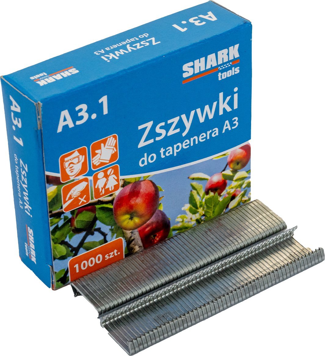 Klamry A3.1 do Tapenera A3 zszywki