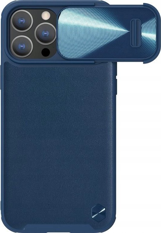 Nillkin Etui Nillkin CamShield Leather S Apple iPhone 14 Pro niebieskie