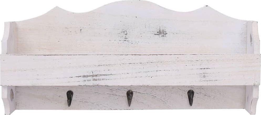 Elior Wieszak ścienny z półką Mirelio - Biały