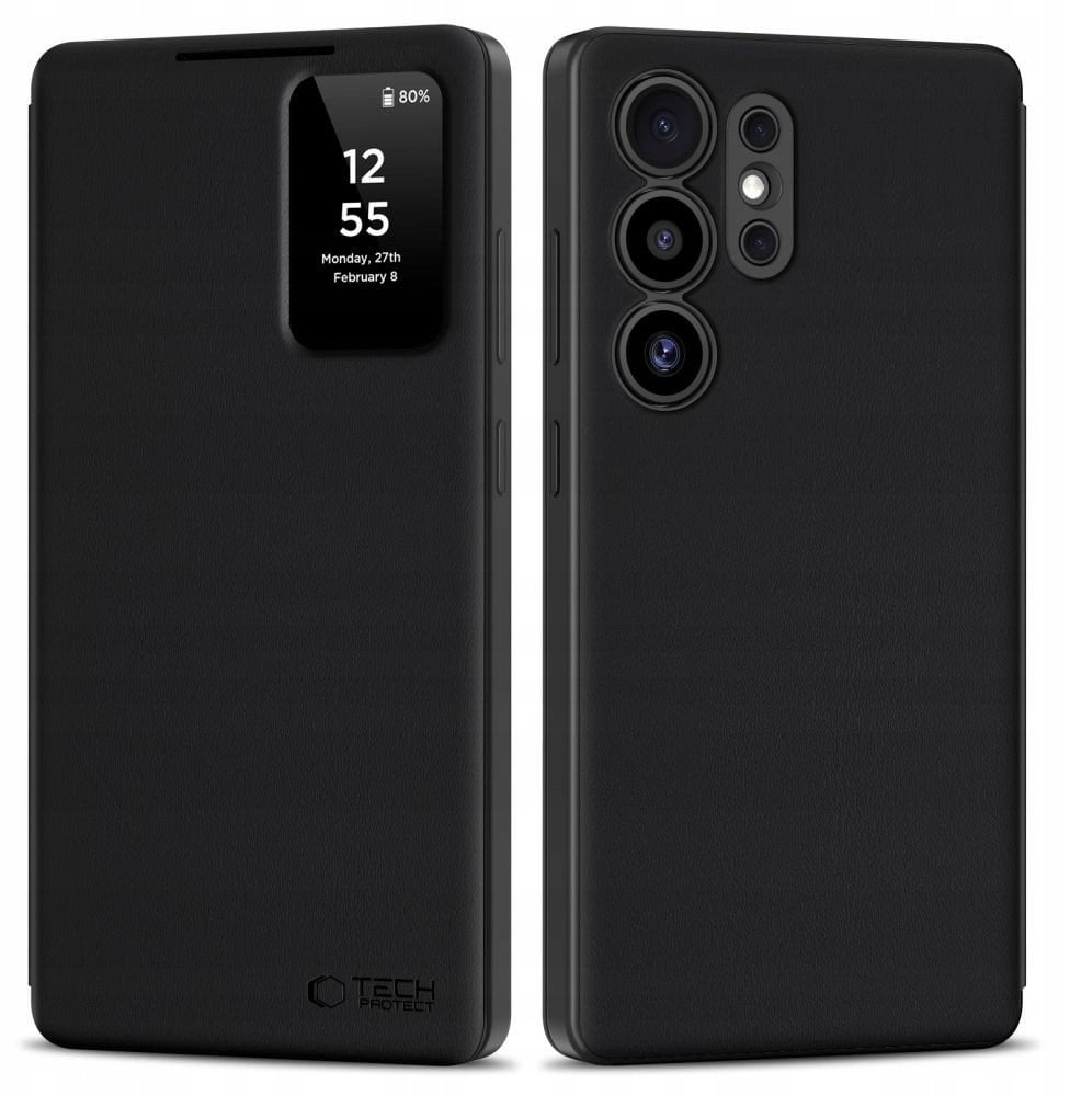 TECH-PROTECT SMART WALLET GALAXY S25 ULTRA MATTE BLACK