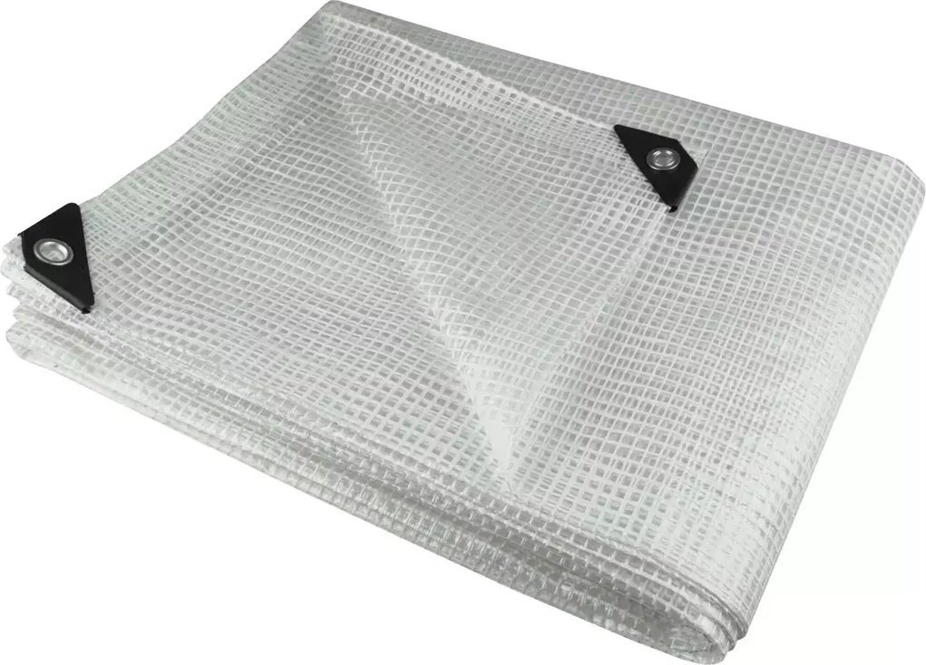 Plandeka Dedra PLANDEKA 4X5M, 100G/M2 PRZEŹROCZYSTA, ZBROJONA DEDRA N09045