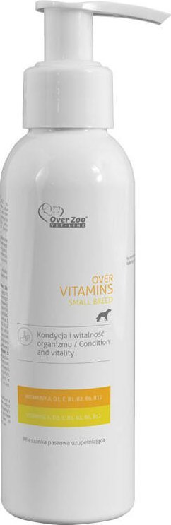 Over Zoo Over Vitamins Preparat na witalność i kondycję psów i kotów 125 ml