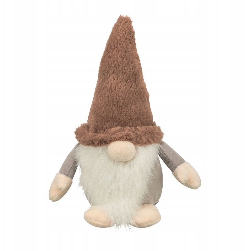 Xmas Gnom, zabawka, dla psa, plusz, 16 cm, z dźwiękiem