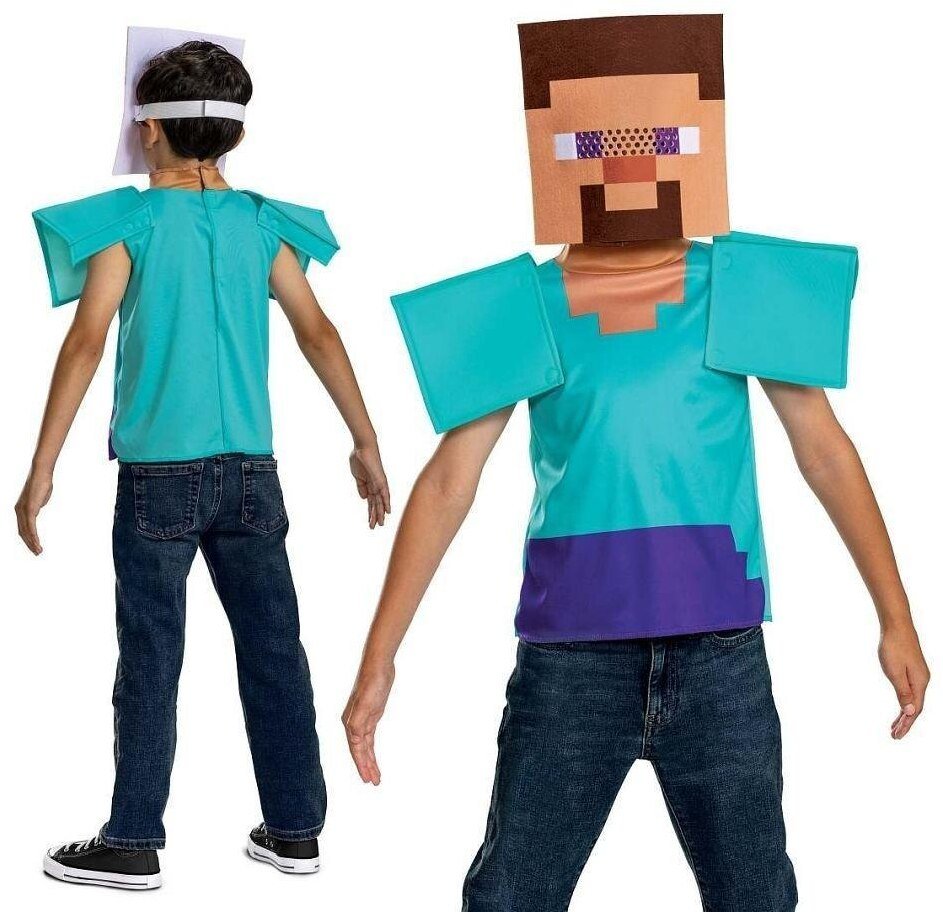 GoDan Strój Steve Essential Minecraft (licencjonowany) M