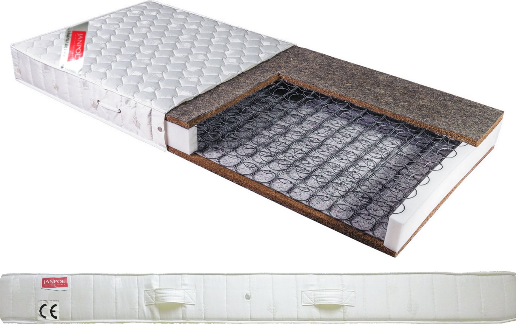 JANPOL Materac Kronos Janpol Sprężynowy ROZMIAR: 90x200 cm >> RATY O%