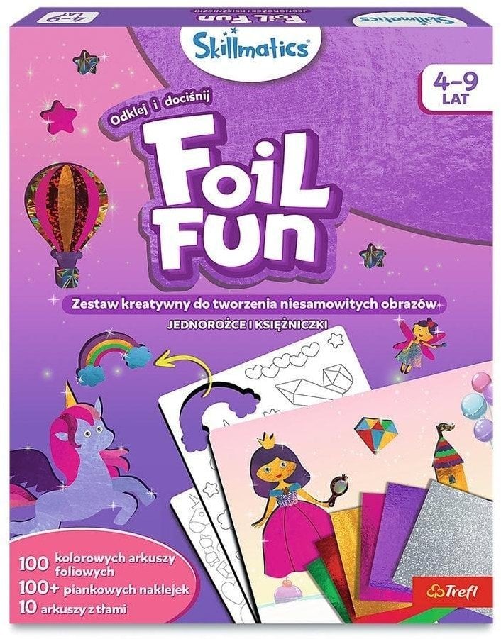 TREFL Skillmatics FoilFun Jednorożce_Księżn.62602