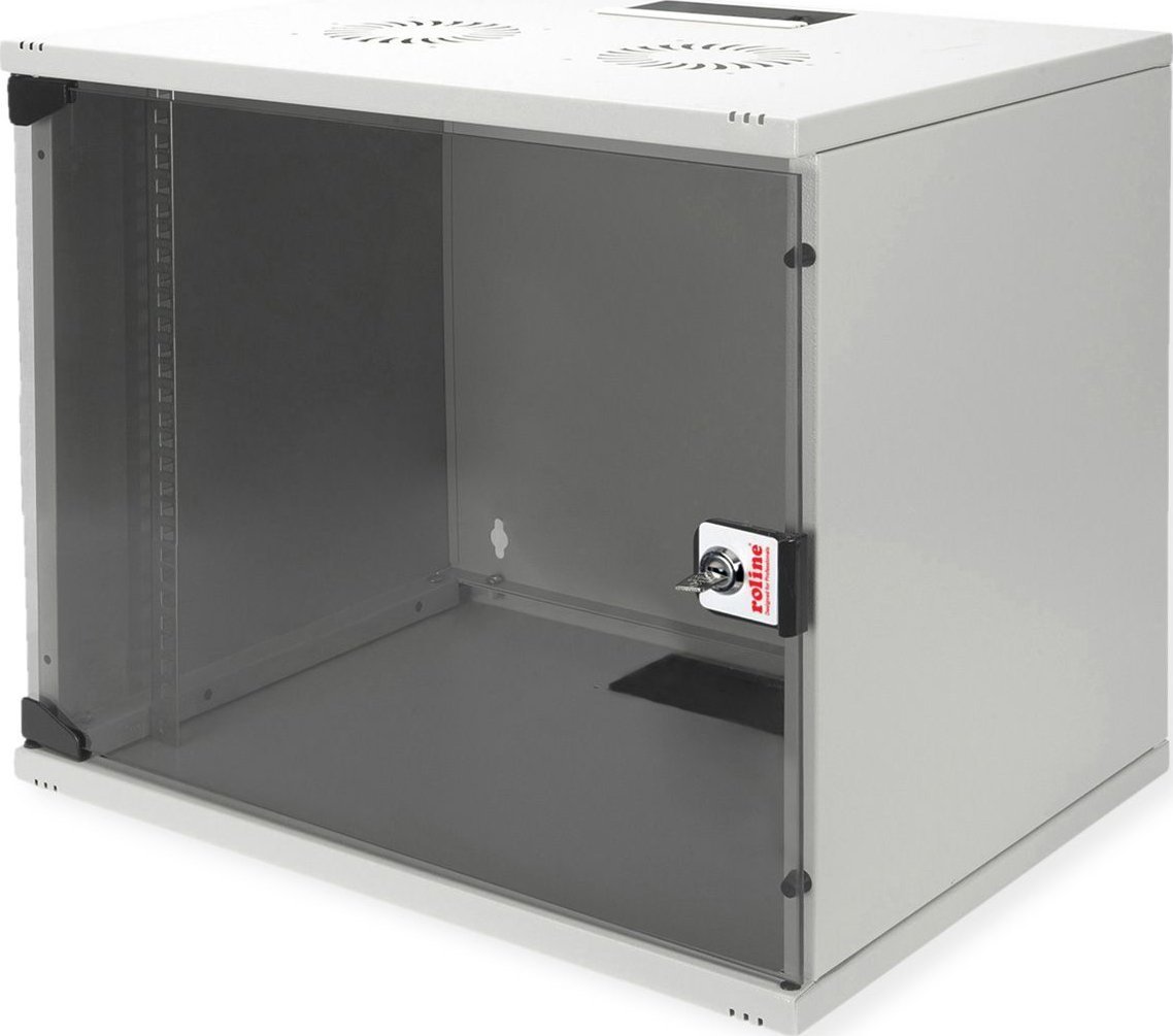 Roline ROLINE Wandgeh�use Basic 48,26cm 19Zoll 9 HE 540x400 BxT Bausatz grau