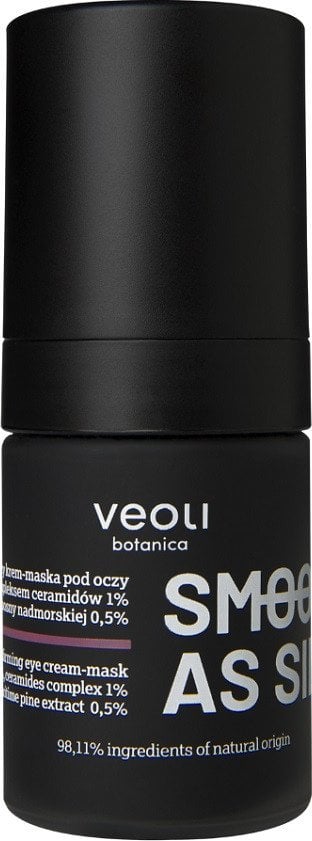 Veoli Botanica Smooth As Silk naprawczo-ujędrniający krem-maska pod oczy z trehalozą 5% kompleksem ceramidów 1% i ekstraktem z