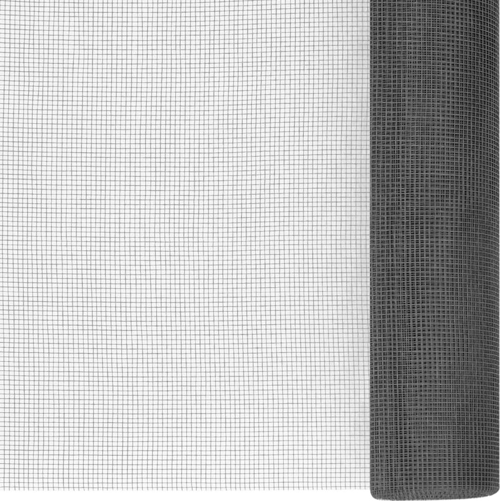 vidaXL Siatka z włókna szklanego, 100 x 2000 cm, czarna