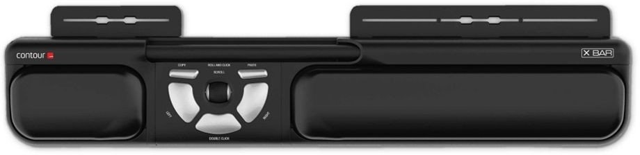 Contour X-Bar wired ergonomische zentrierte Maus schwarz retail