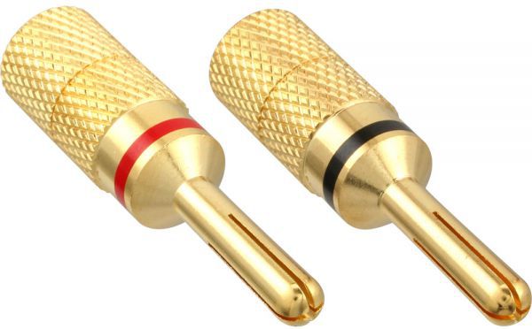 InLine Wtyczka bananowa 1x czerwona 1x czarna (99112X)