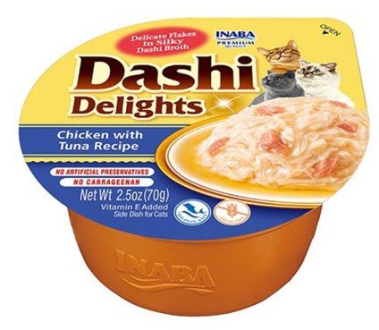 Inaba Foods INABA Dashi Delights Kurczak Tuńczyk - Przysmak dla kotów - 70g